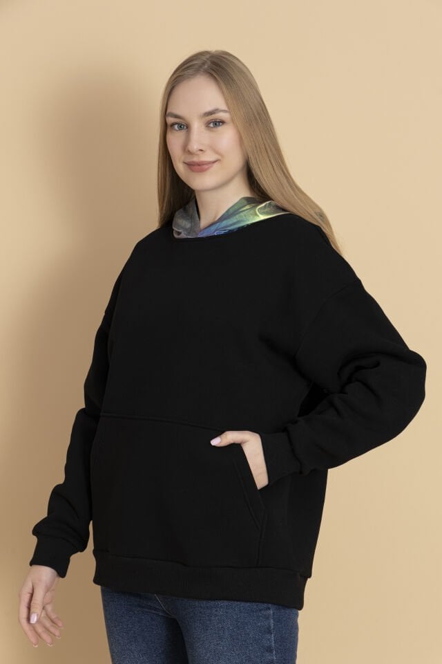 0076 pamuklu Sweatshirt