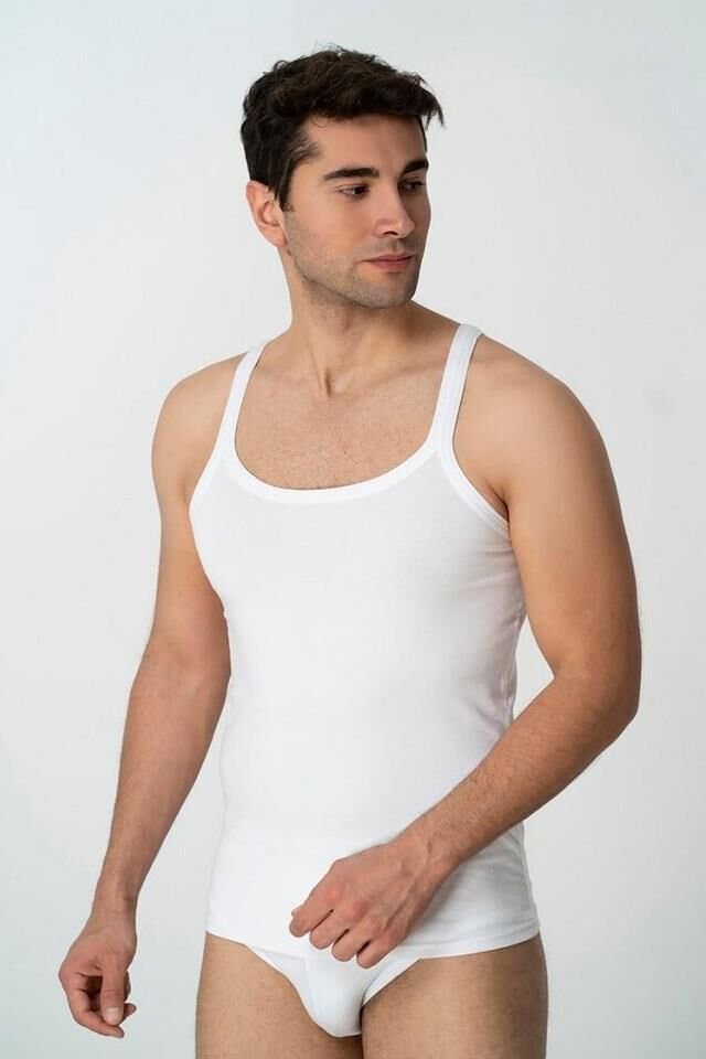 515 İnce Askı Atlet White