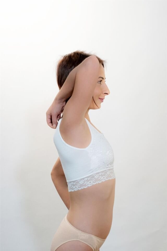 1118 Dantel Sütyen White