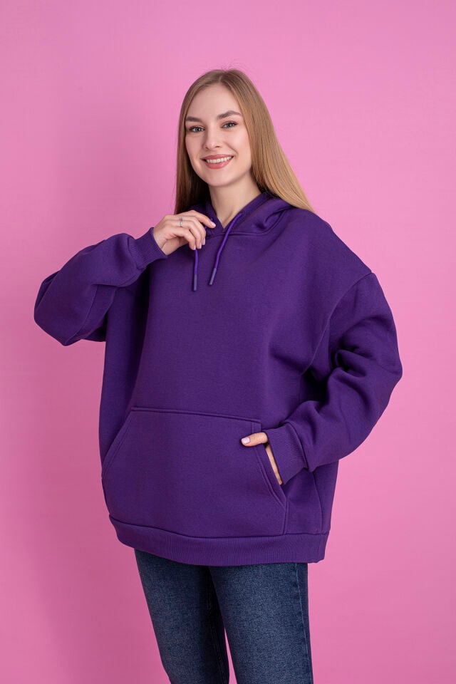 0003 YEŞİL Sweat 2XL - MOR