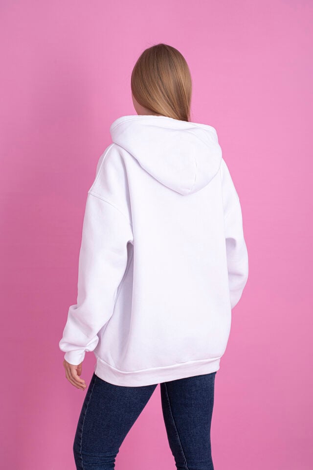 0003 YEŞİL Sweat XL - BEYAZ