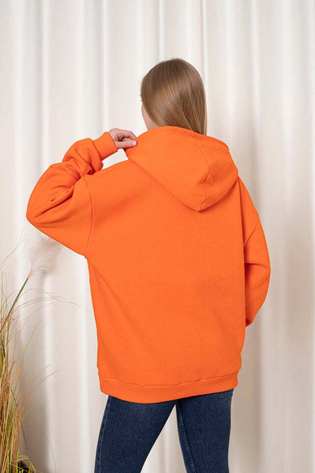 0003 Üç İplik Şardonlu Sweatshirt M - YEŞİL