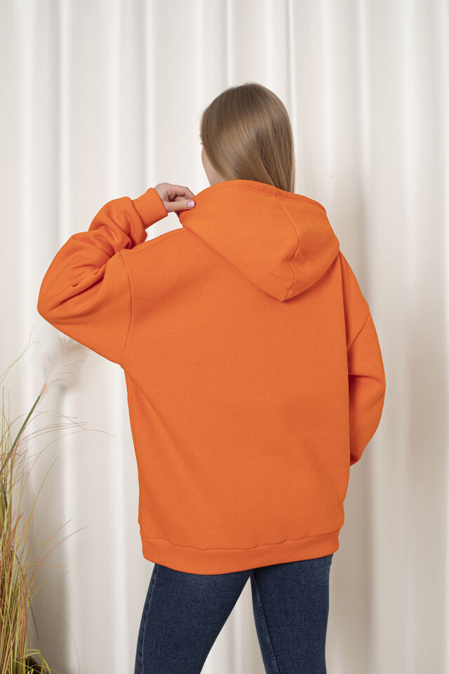 0003 Üç İplik Şardonlu Sweatshirt XL - YEŞİL