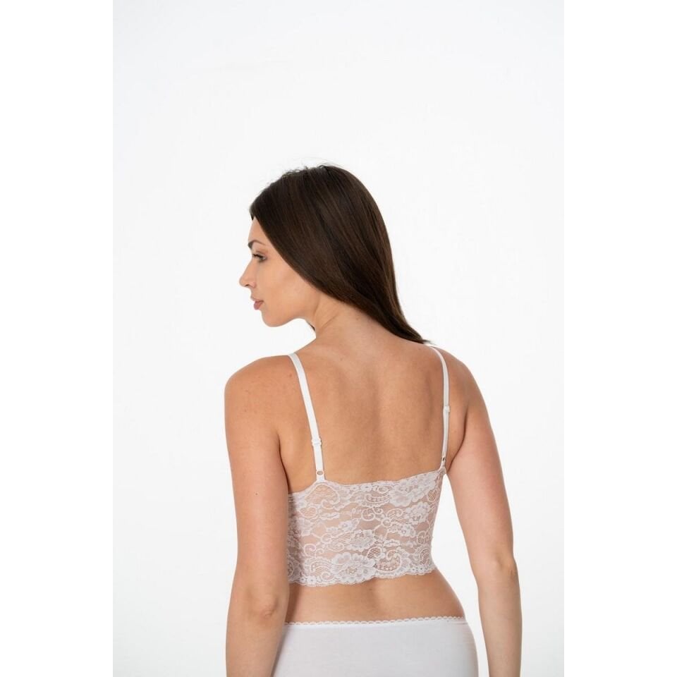 2215 Dantel Sütyen White