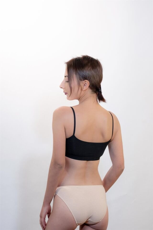 2603 İp Sütyen Black