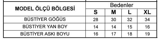 2604 Kaplı Sütyen Skin