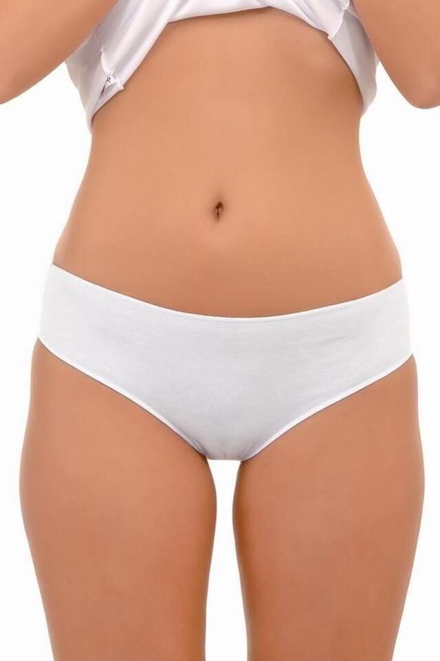 5012 Ara Bel İnce Lastik Modal Külot White