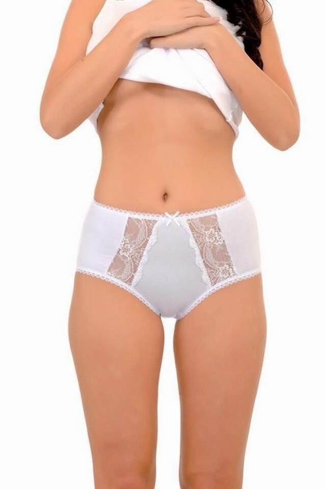 4100 Şerit Külot White