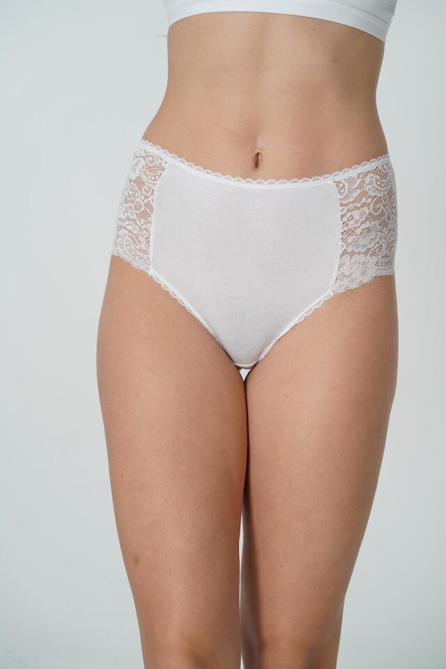 4265 Kenar Külot White