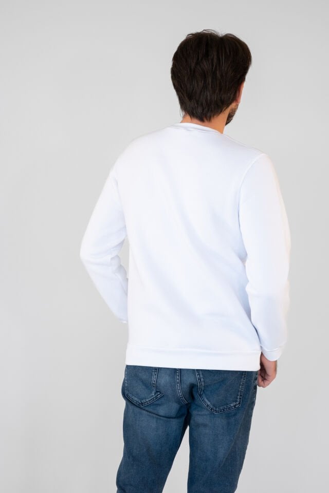 0004ÜNİSEX KAPŞONSUZ CEPSİZ REGULER SWEAT