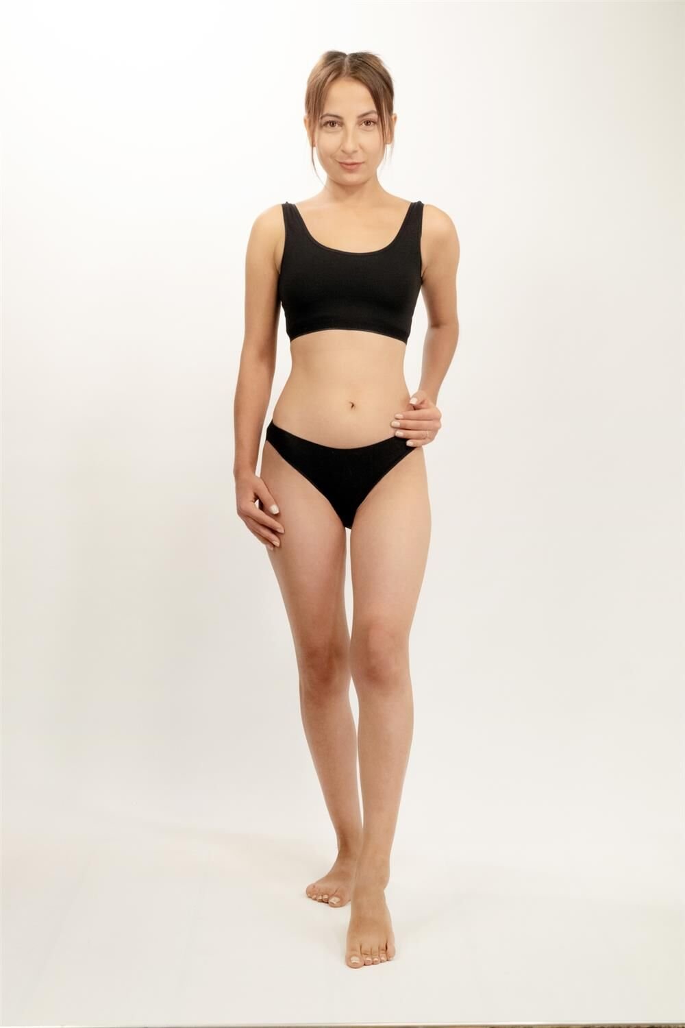 5010 Bikini İnce Lastik Modal Külot Black